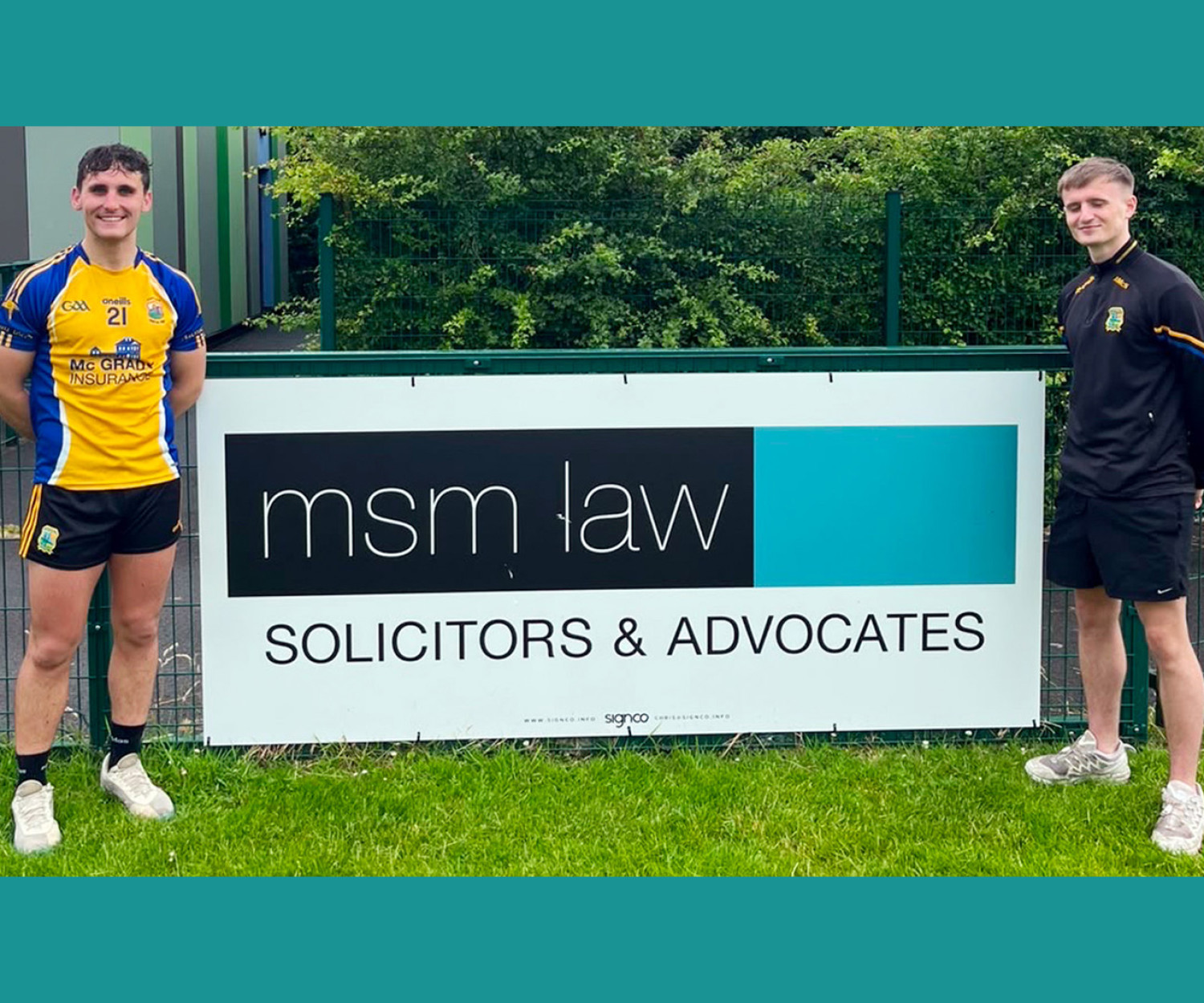 MSM Law signage St Brigid's 2